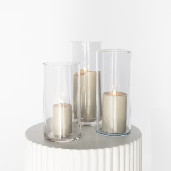 Hurricane With Eucalypt Pillar Candle Trio