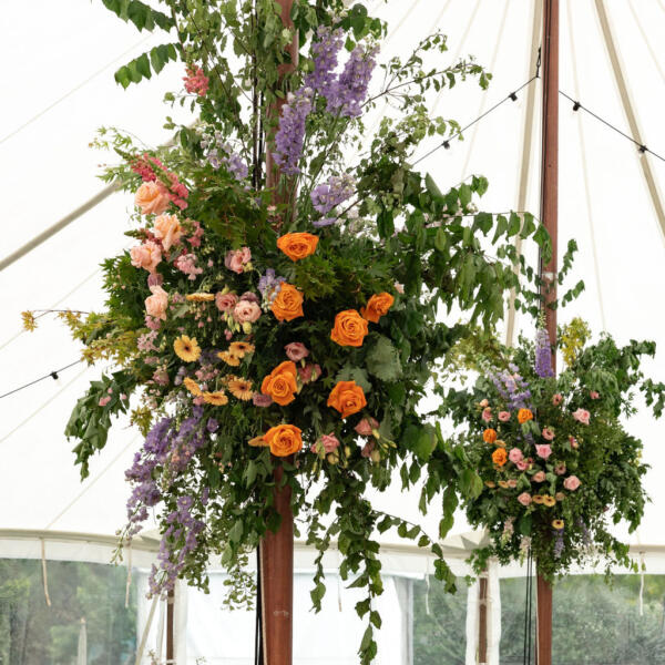 Colourful Floral Installation