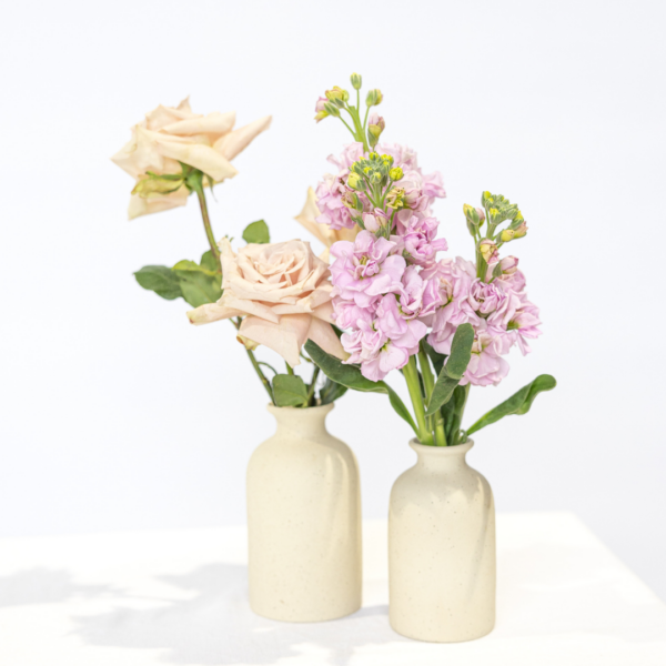 Garden Romance Bud Vases Duo